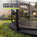 VirtuFit Groundlevel Trampoline 366 cm - inclusief veiligheidsnet - Tweedekans