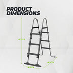 VirtuFit Zwembadtrap 100 cm - Universeel