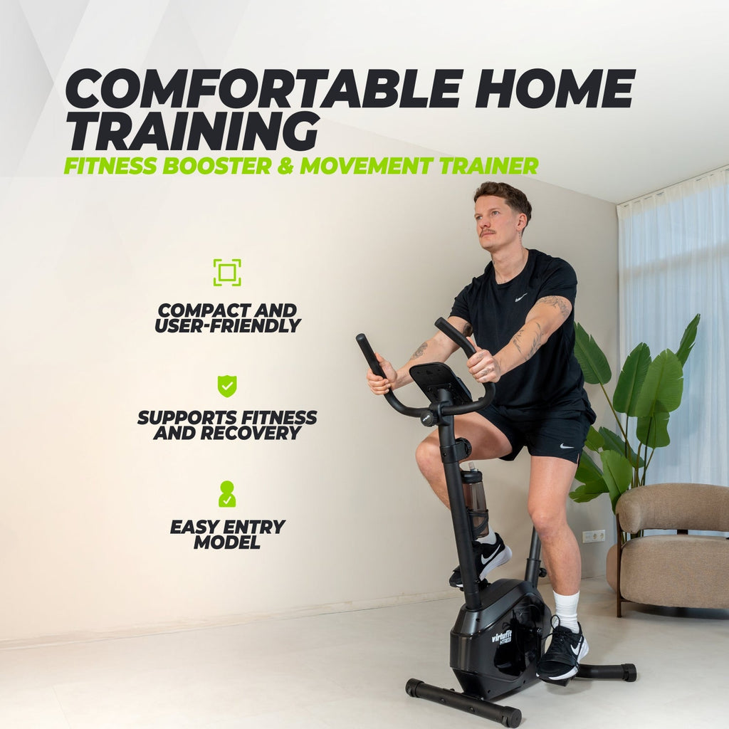 VirtuFit HTR100 Hometrainer - Voor lange gebruikers - 2026 model (HTR 1.0)