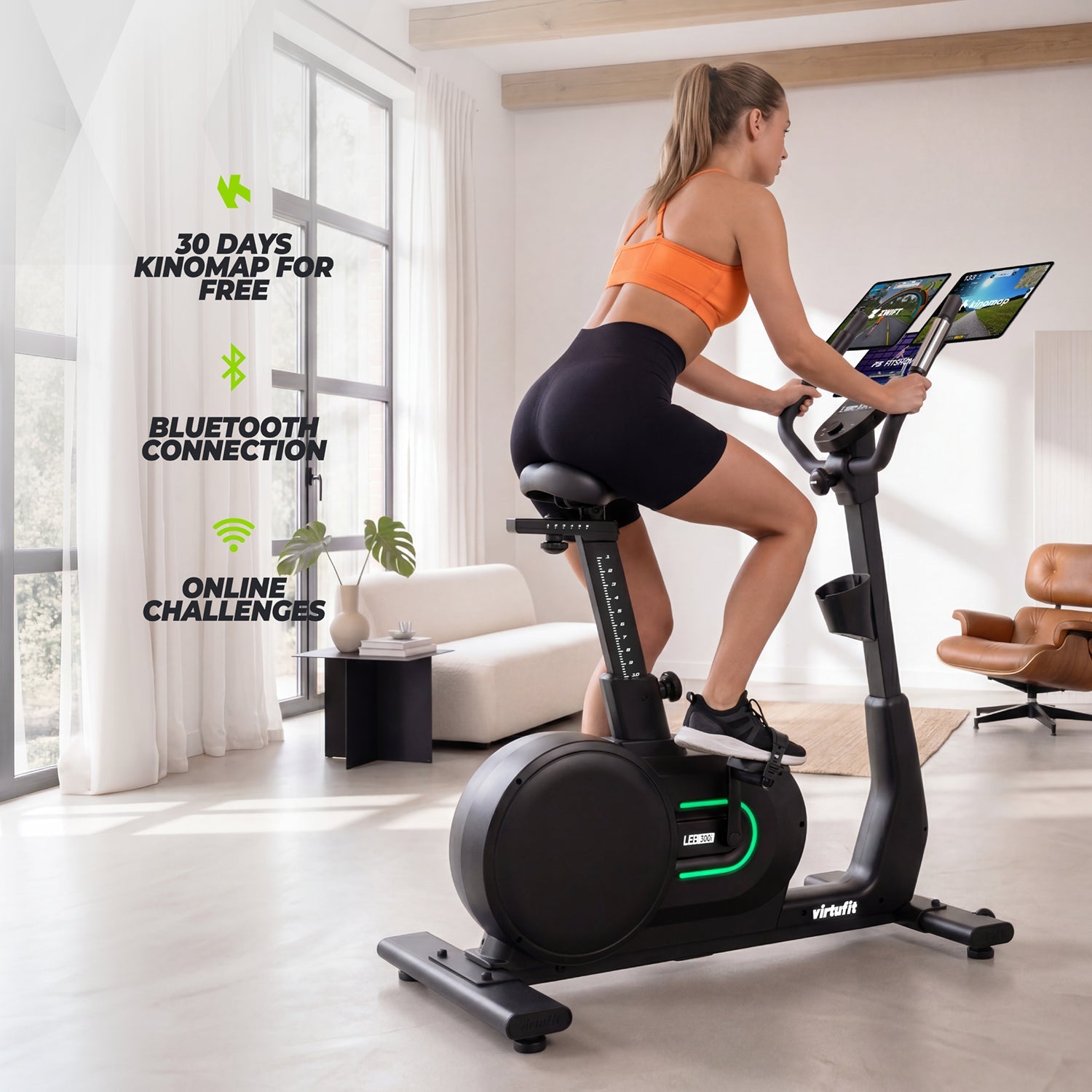 VirtuFit LEB300i Low Entry Bike - Ergometer Hometrainer