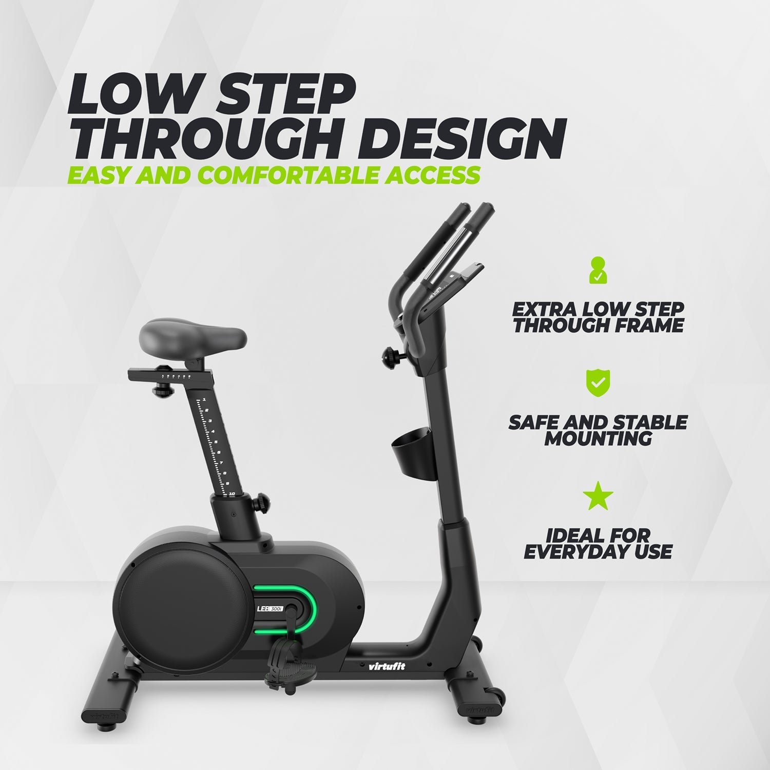 VirtuFit LEB300i Low Entry Bike - Ergometer Hometrainer
