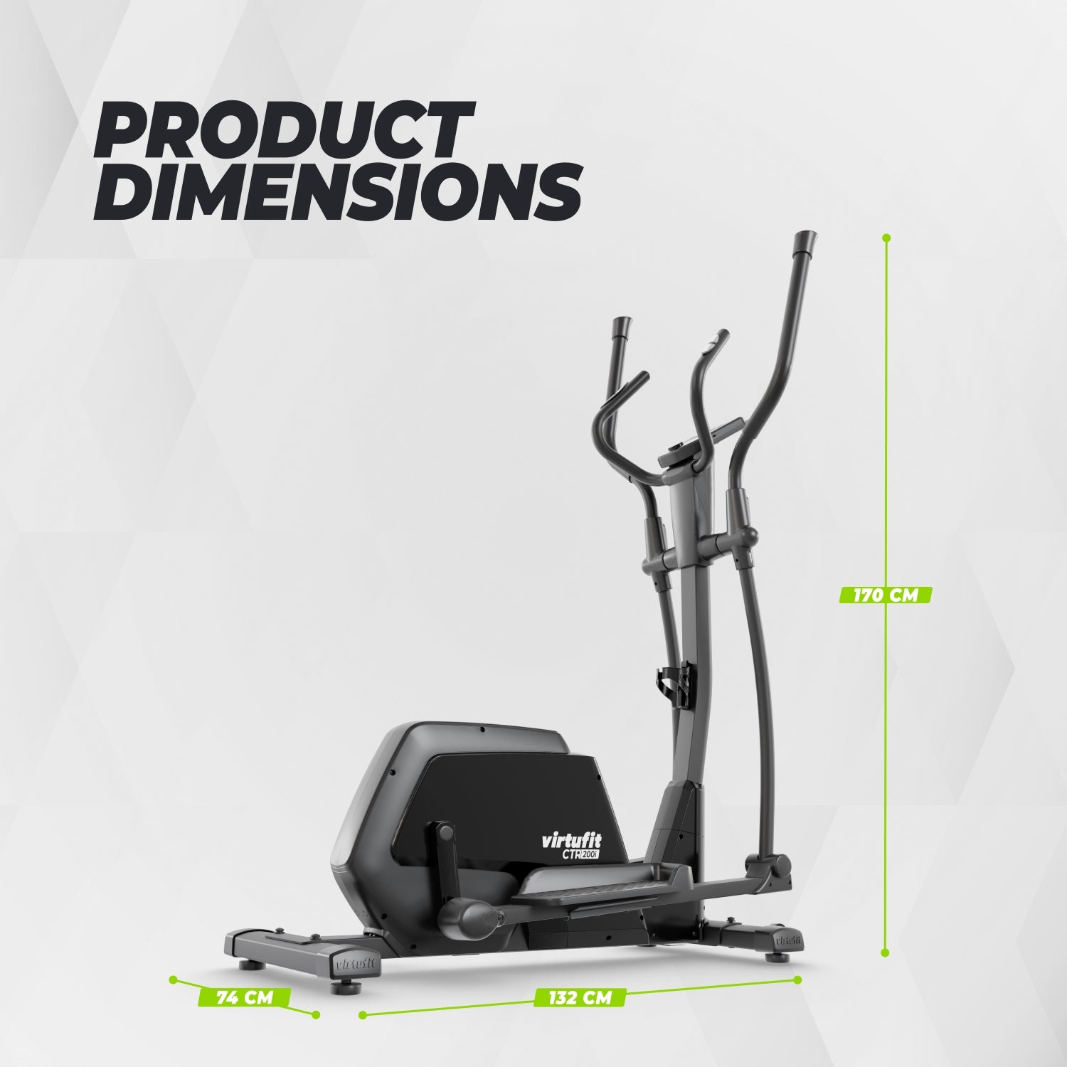 VirtuFit CTR200i Crosstrainer met tablethouder - 2026 model (CTR 2.1)