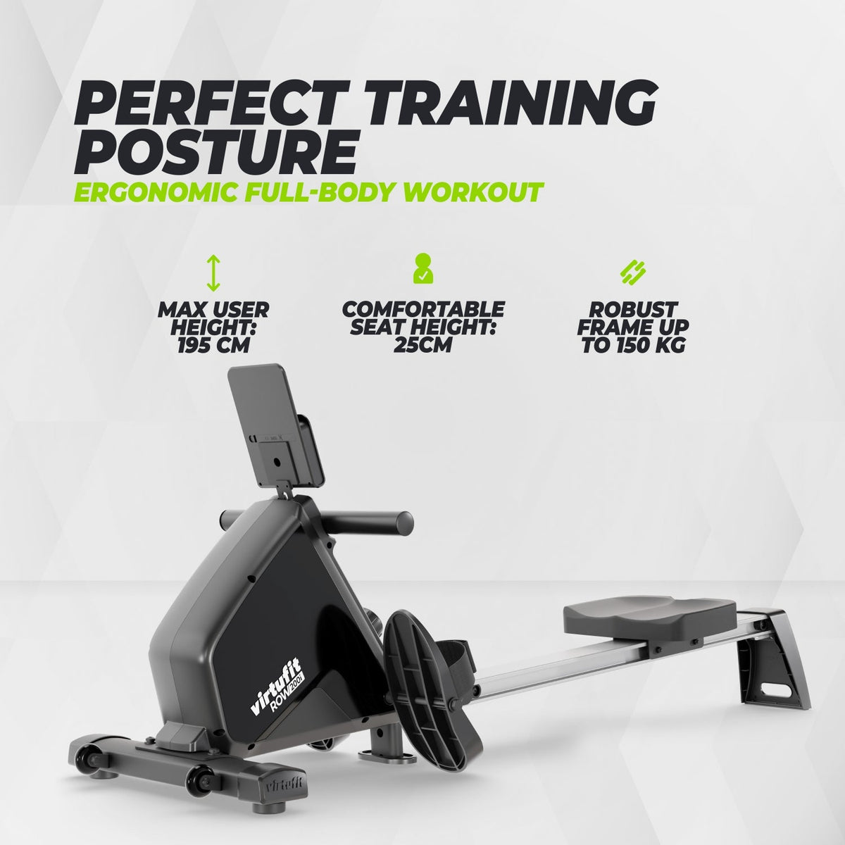 VirtuFit ROW200i Roeitrainer - Magnetische roeimachine (ROW450) - Tweedekans