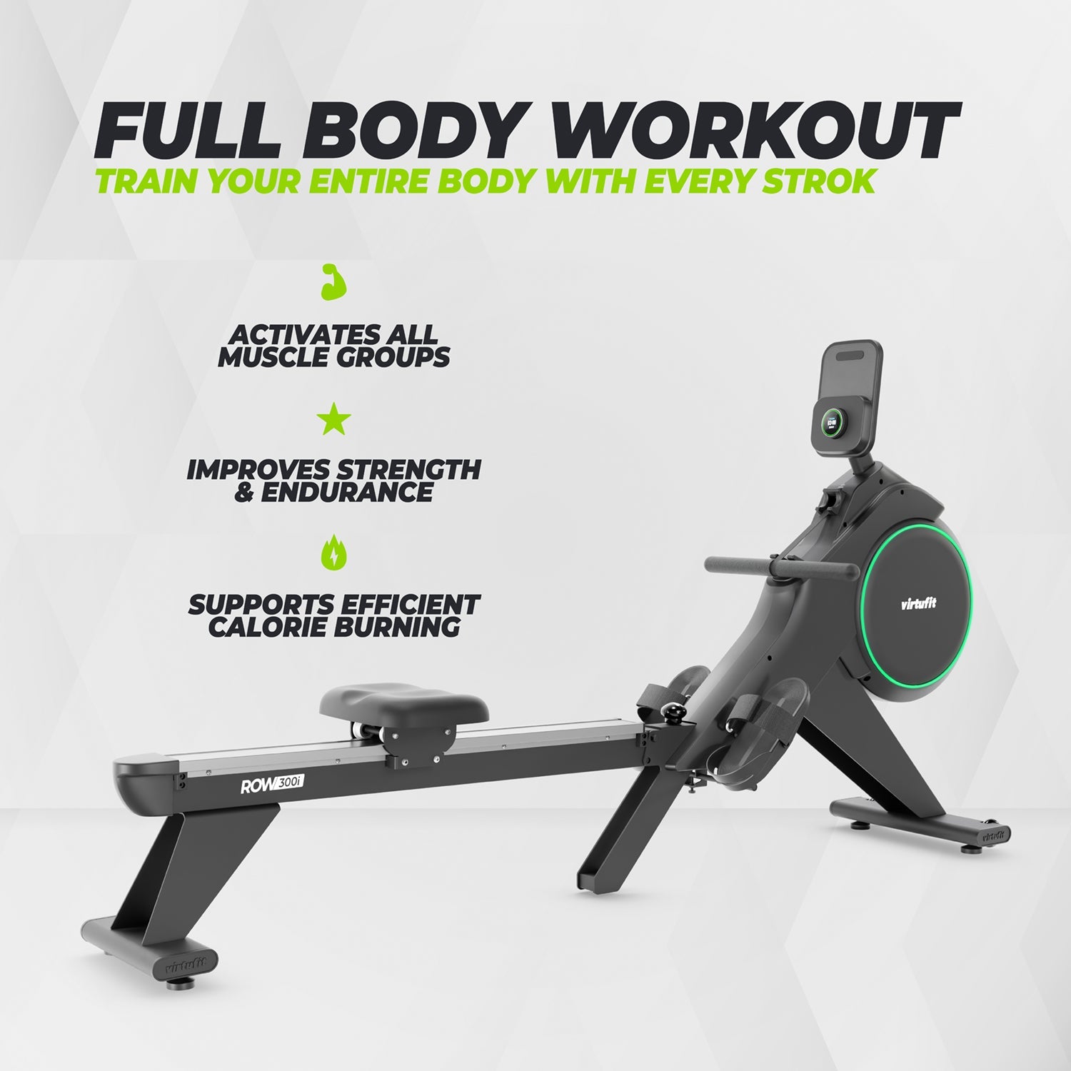 VirtuFit ROW300i Roeitrainer (Semi Pro)