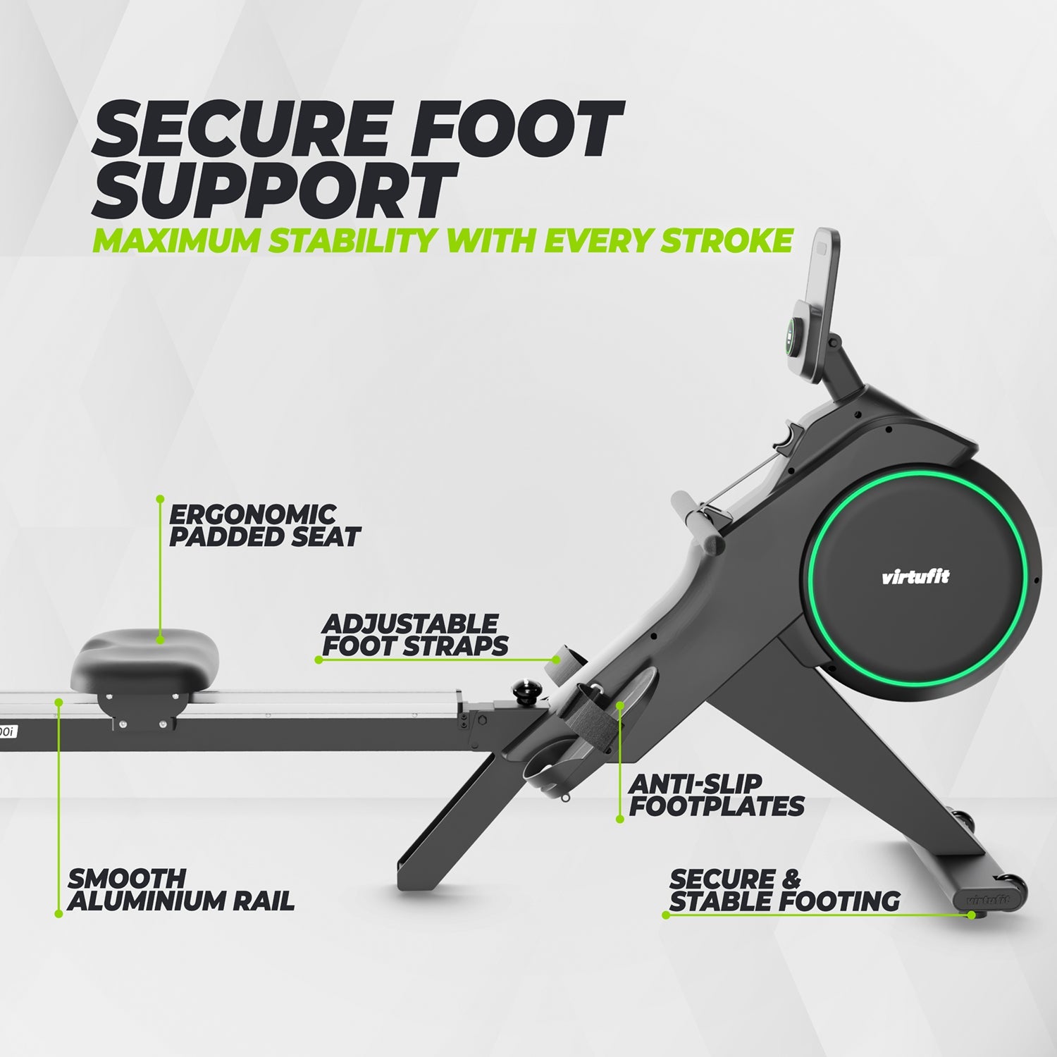 VirtuFit ROW300i Roeitrainer (Semi Pro)