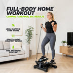 VirtuFit ST100 2-in-1 Side Stepper - met Computer en Weerstandskabels