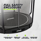 VirtuFit Inground Trampoline 251 cm Inclusief Veiligheidsnet
