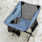 VirtuFit Campingstuhl Compact - Klappbar - Schwarz - Set von 2