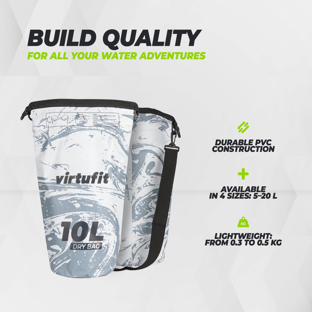 VirtuFit Dry Bag 10L - Wasserfeste Tasche