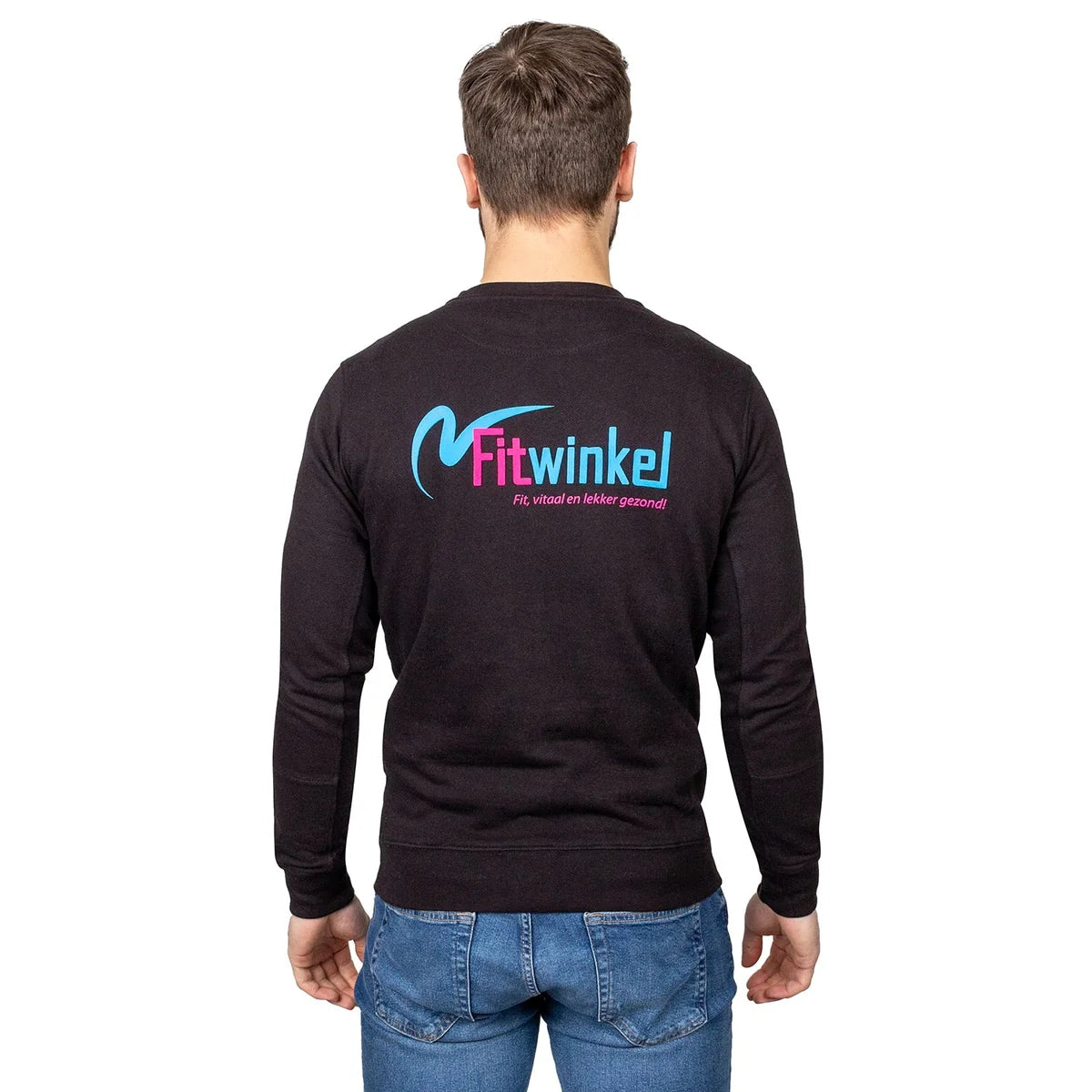 Fitwinkel Sweater - Schwarz