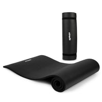 VirtuFit NBR Fitnessmat - 180 x 60 x 1,5 cm - Schwarz - mit Tragegriff