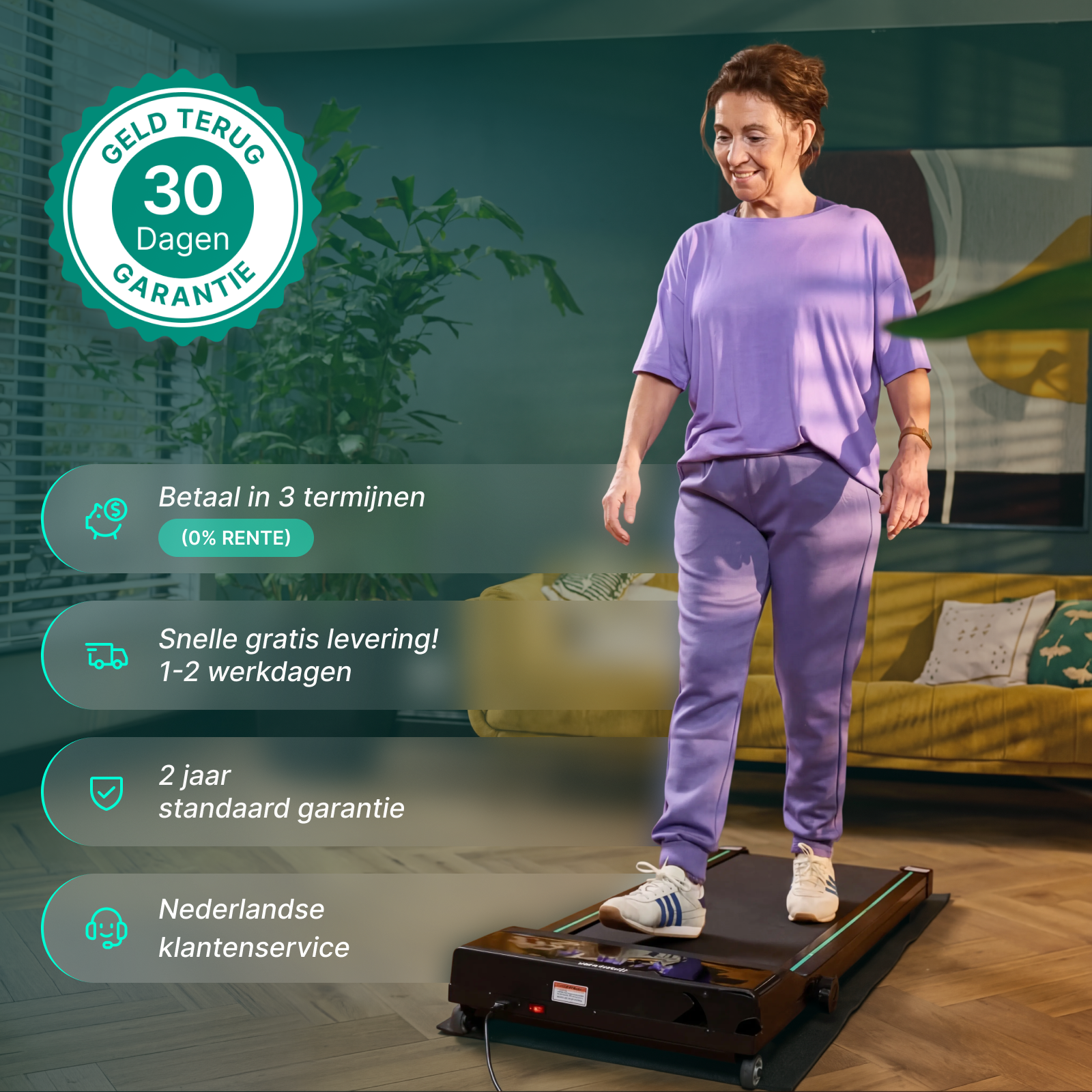 Dreaver Elevate One Walkingpad - met Stappenteller