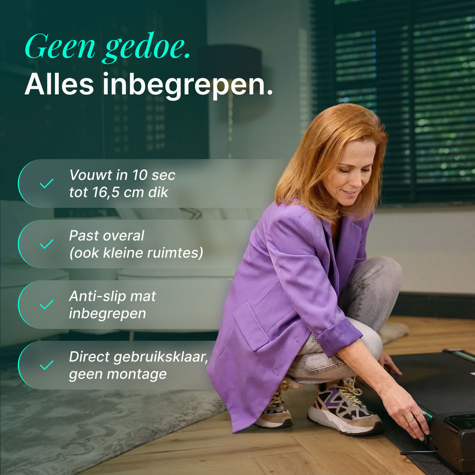 Dreaver Elevate One Walkingpad - met Stappenteller
