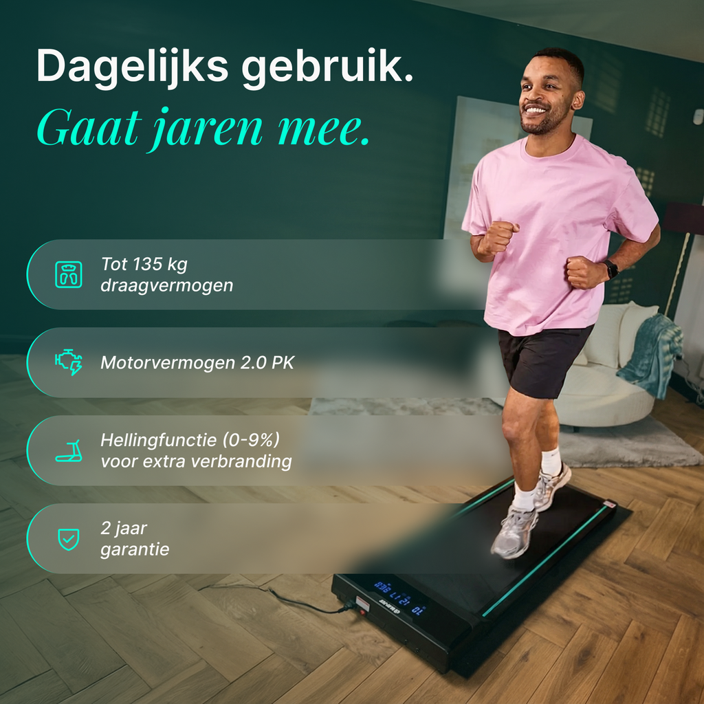Dreaver Elevate One Walkingpad - met Stappenteller