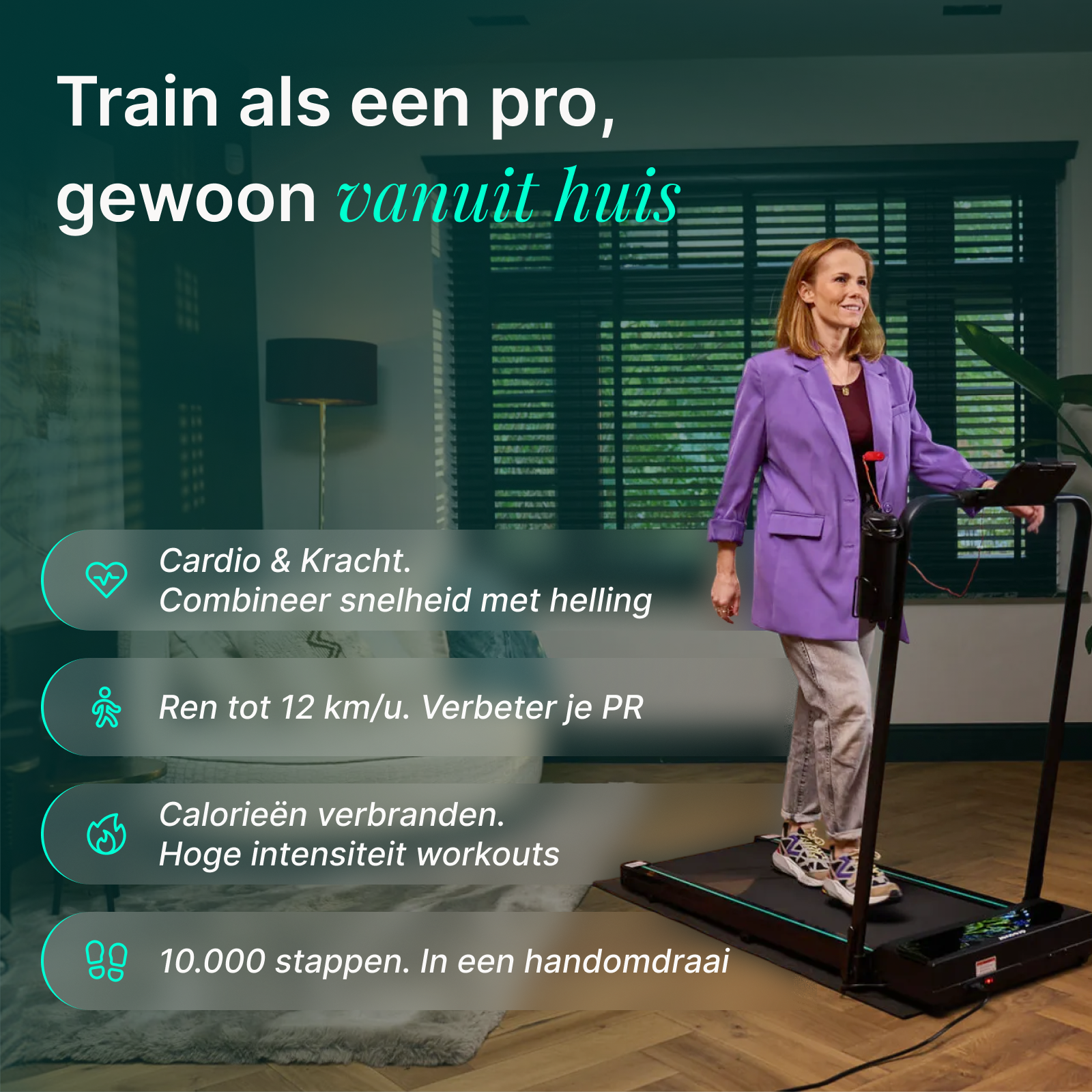 Dreaver Elevate Pro Loopband - Inklapbaar - Voor Thuis