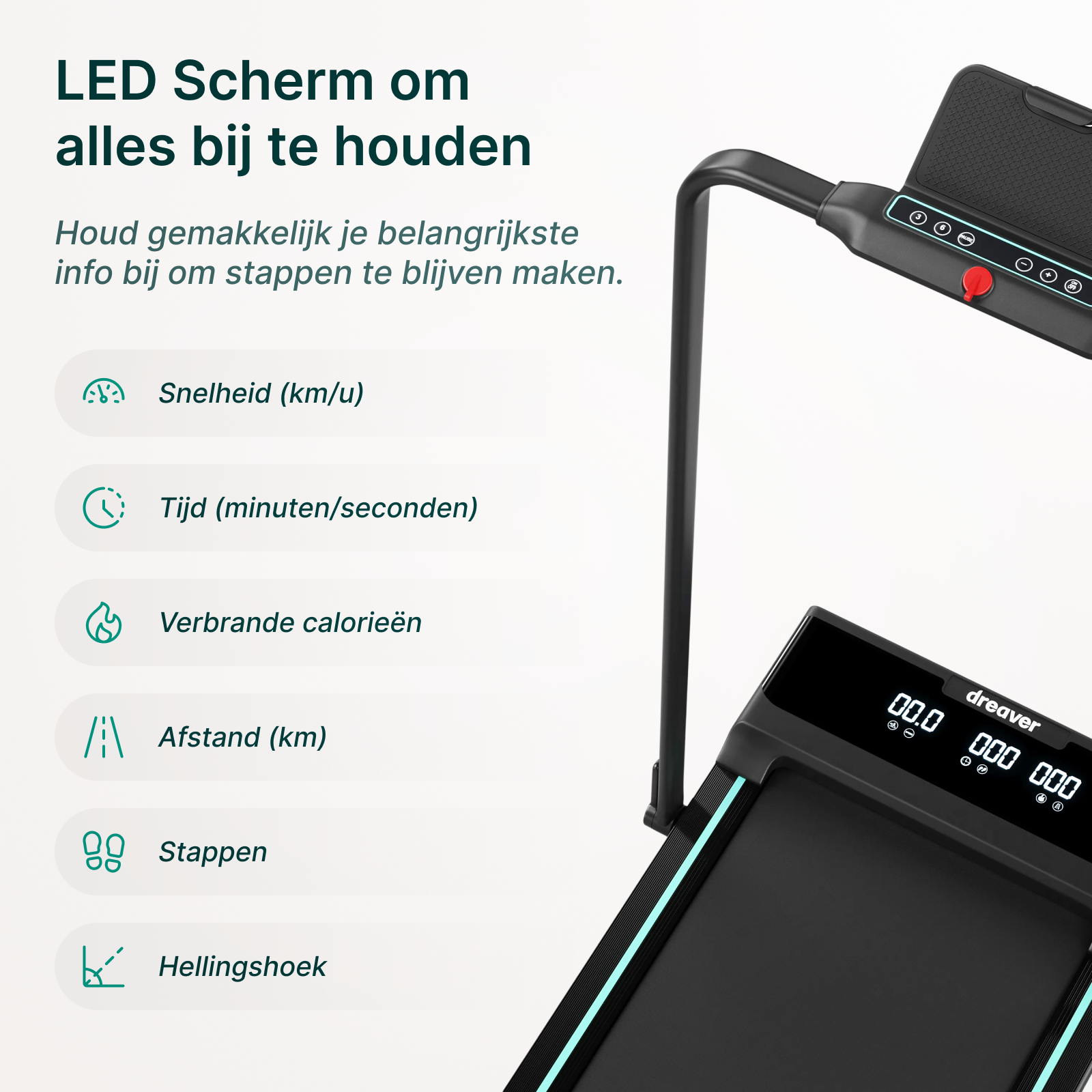 Dreaver Elevate Pro Loopband - Inklapbaar - Voor Thuis