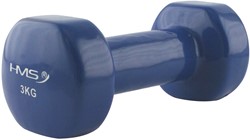 HMS Gietijzeren Dumbbell met Vinyl Coating - 3 kg