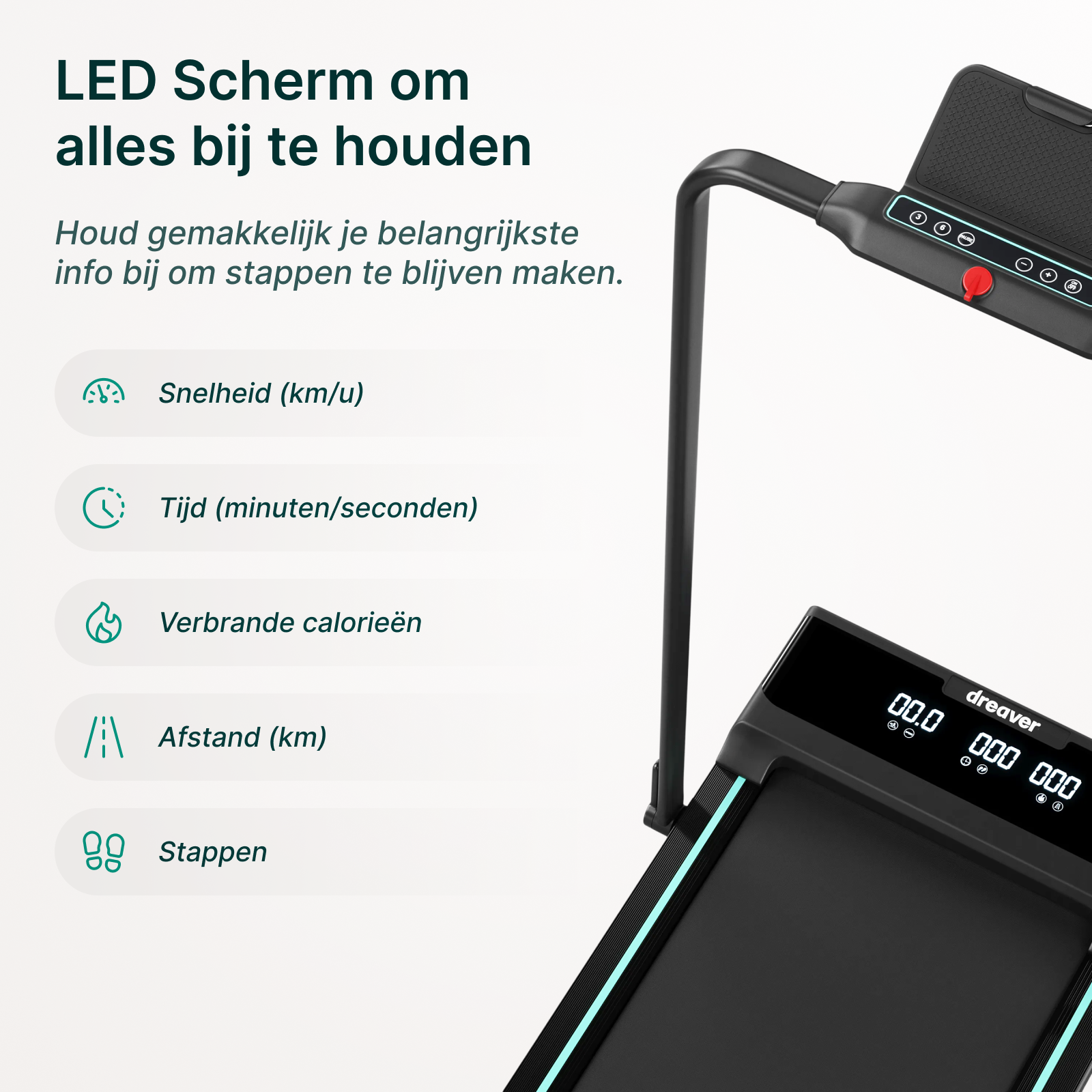 Dreaver Motion Pro Loopband - Inklapbaar - Voor Thuis