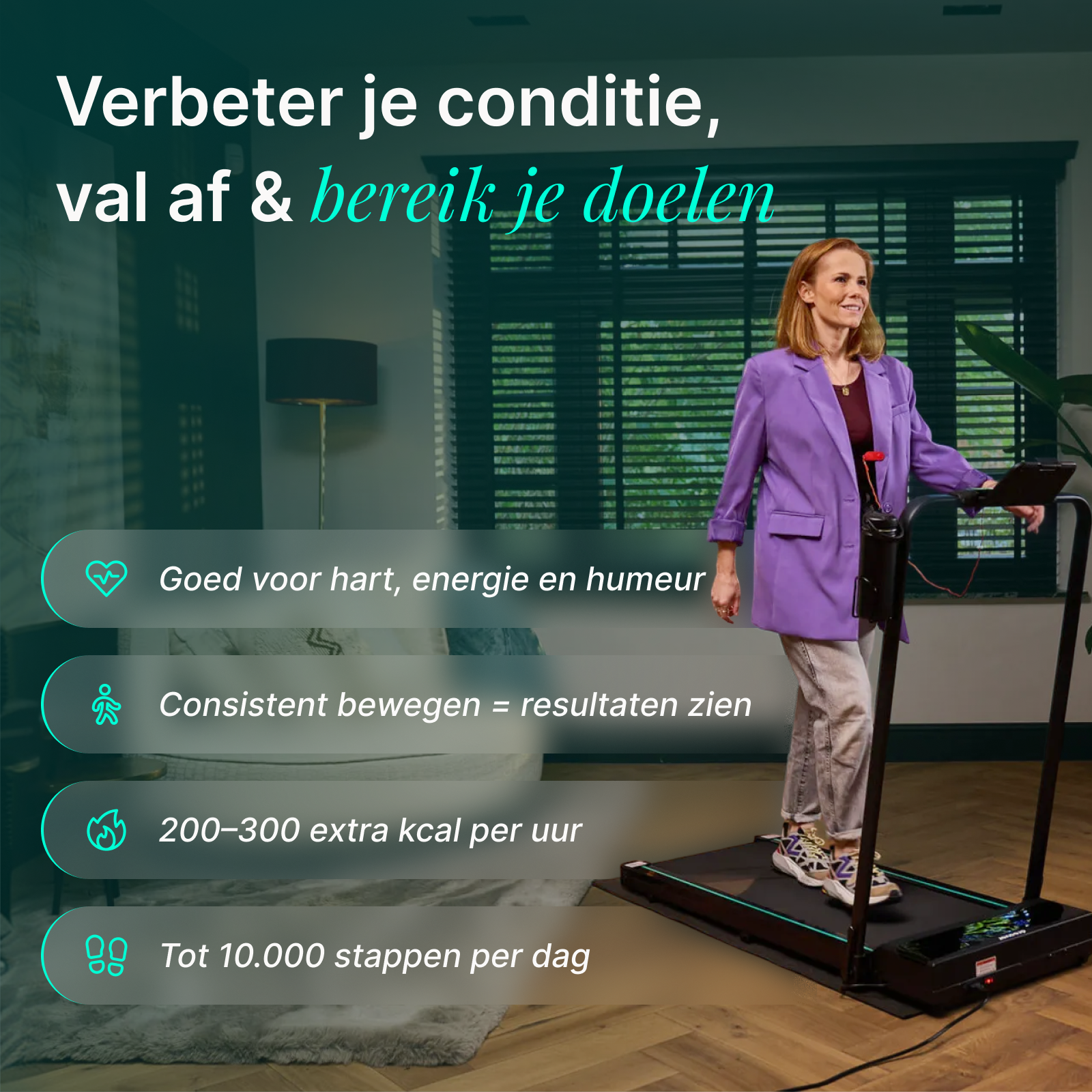 Dreaver Motion Pro Loopband - Inklapbaar - Voor Thuis