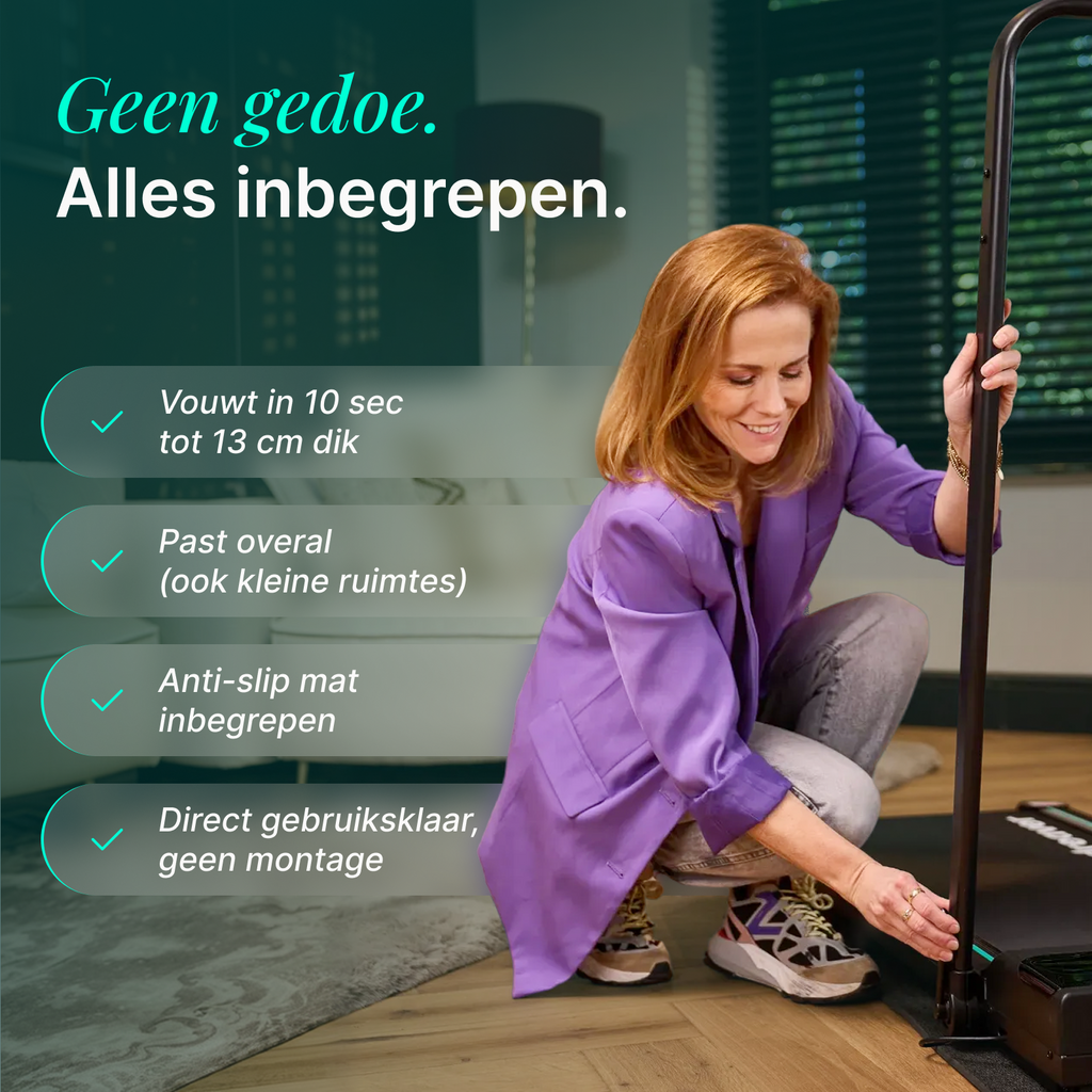 Dreaver Motion Pro Loopband - Inklapbaar - Voor Thuis