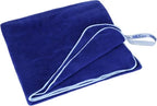 NILS Aqua Microvezel Badstof Handdoek - Donkerblauw - 160 x 80 cm