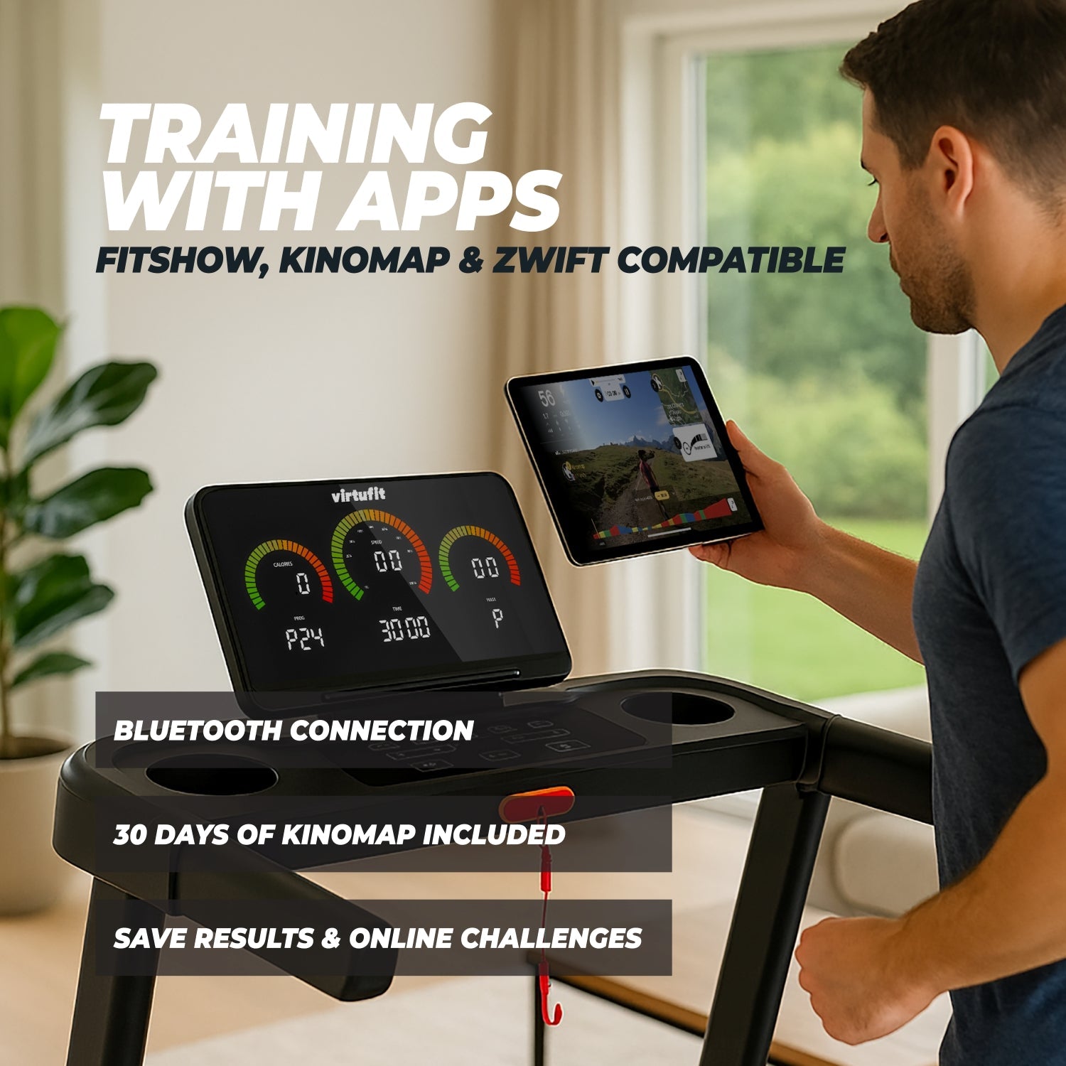 VirtuFit TR90i Loopband - inklapbaar - voor thuis (2026 model)