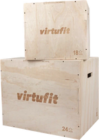VirtuFit Houten 3-in-1 Plyo Box Set - 2 Stuks